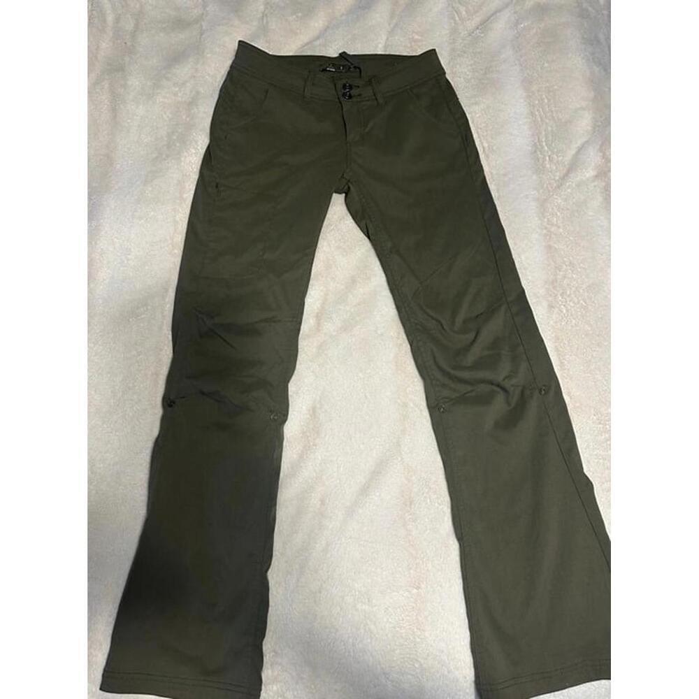 prAna Convertible Hiking Pants - Size 2, Olive Green
